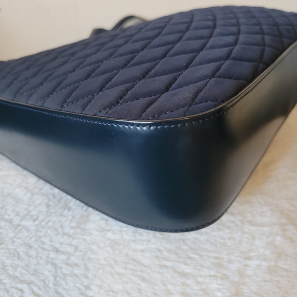 Bally Quilted Fabric Shoulder Bag - Picture 6 of 11